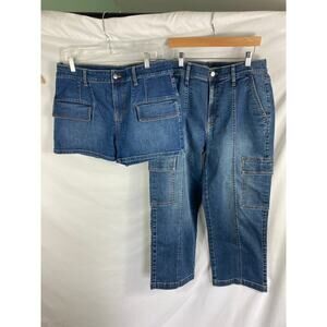 Time and True Bundle of 2, Jeans and Shorts Size 10